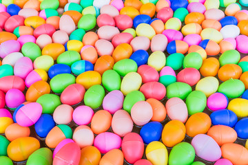 The Colorful easter eggs