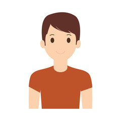 people casual man cloth icon, vector illustration