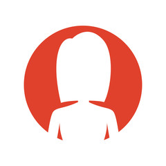 symbol casual woman cloth icon, vector illustration