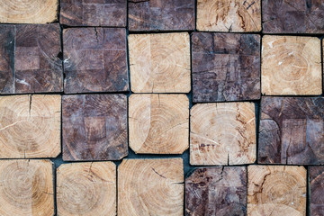 wood cube block stack wall texture background