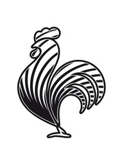 Fototapeta premium Rooster design pattern