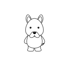 Cute Cartoon dog