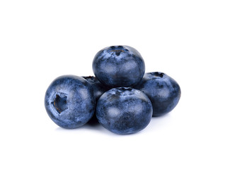 Blueberry isolated on the white background