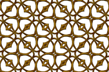 Wide continuous metal lattice pattern