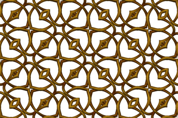 Wide continuous metal lattice pattern