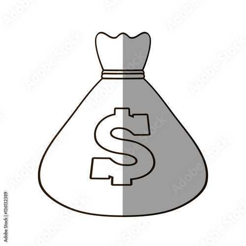 "moneybag related icon image, vector illustration design" Stock image