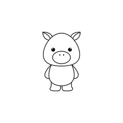 Cute Cartoon pig