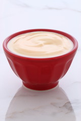 plain french style yogurt