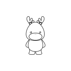 Cute Cartoon deer
