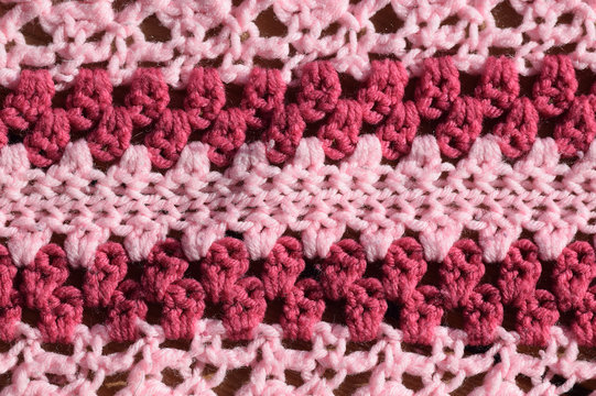  Close Up Of Knitted Blanket Texture