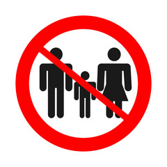 No family sign. No kids.