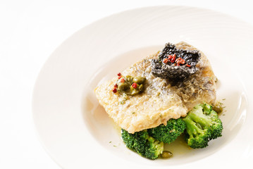 fish with vegetables