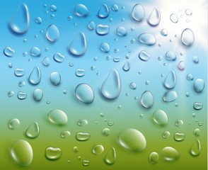 Spring sale vector background