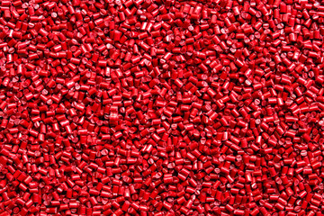 red plastic resin ( Masterbatch ) background