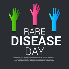 Fototapeta premium Rare Disease Day.
