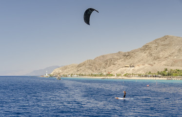 Eilat is a perfect vacation spot suitable for blend of fun, sun, diving, water sport and relaxing by sandy beaches