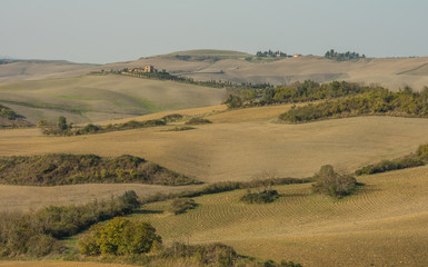 Scenic landscape in Tuscany region, Italy