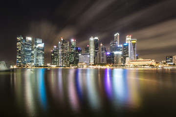 Fototapeta na wymiar The nights of Singapore