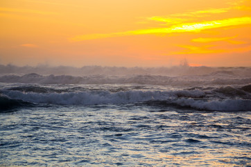 The coast of Atlantic ocean