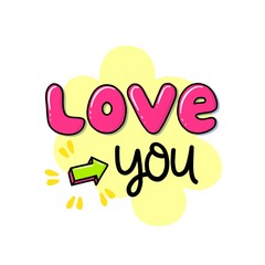 Vector hand drawn lettering poster