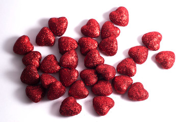 Isolated red heart ,Valentines Day,