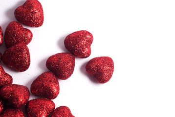 Isolated red heart ,Valentines Day,