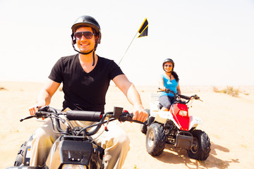 Tourists Riding Quad Bikes © nullplus