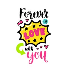 Vector hand drawn lettering poster