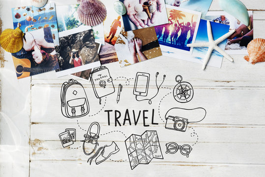 Holiday Travel Icon Vacation Concept