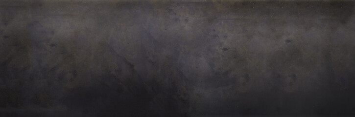 Naklejka premium Dark blackboard, texture, Vintage Background, Long Format. Banner. Toned effect.