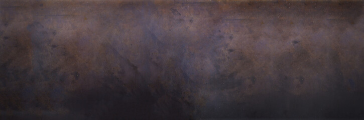 Dark blackboard, texture, Vintage Background, Long Format. Banner. Toned effect.