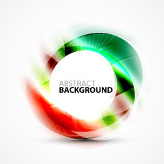 Vector abstract blurred swirl