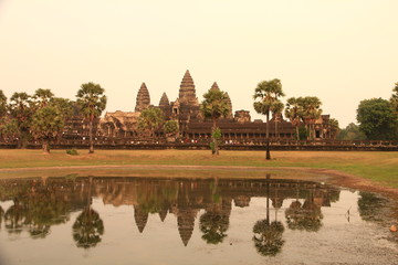 Obraz premium Angkor Wat at Sunset, Cambodia