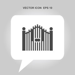 gate vector icon