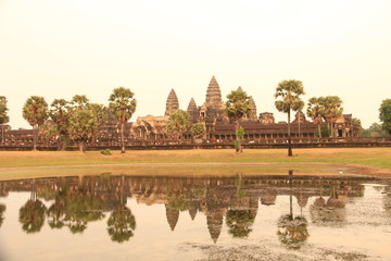 Fototapeta premium Angkor Wat at Sunset, Cambodia