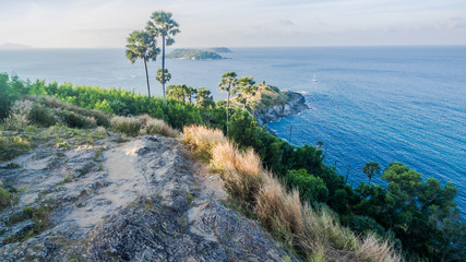 aerial photography around Phomthep cape viewpoint