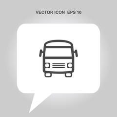 bus vector icon