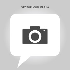 photo camera vector icon