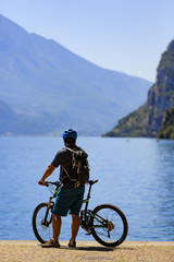 Mountain biking on Lake Garda, Sentiero della Ponale, Riva del G