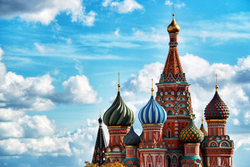 Fototapeta na wymiar St. Basil's Cathedral - Moscow