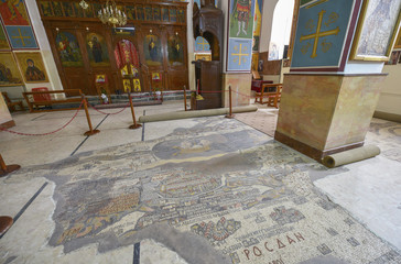 Iglesia de San Jorge, Madaba, Jordania