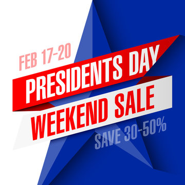 Presidents Day Weekend Sale Banner 