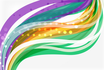 Colorful wave abstract background