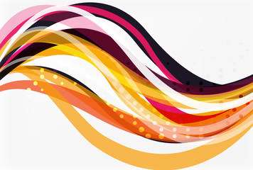 Colorful wave abstract background