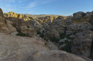 Fototapeta na wymiar Siq- al-Barid, Pequeña Petra, Jordania