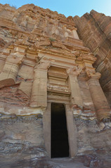 Tumbas reales, ciudad antigua de Petra, Jordania