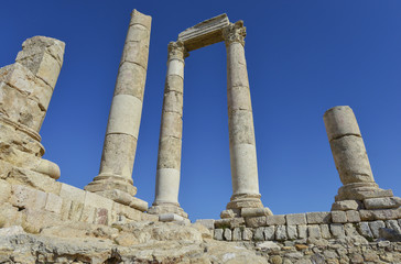 Fototapeta premium Templo de Hércules, Ciudadela de Amman, Jordania
