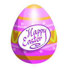 Colorful Easter egg for Easter holidays design. Easter vector