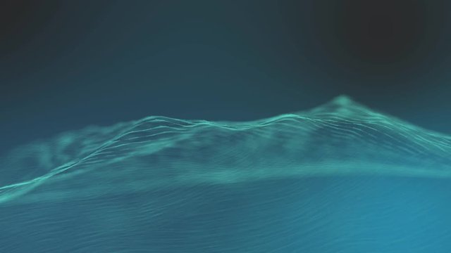 Abstrakter schneller technologischer Hintergrund mit Dreiecken
