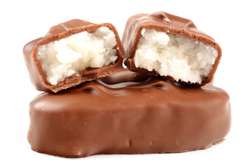 chocolate with coconut filling